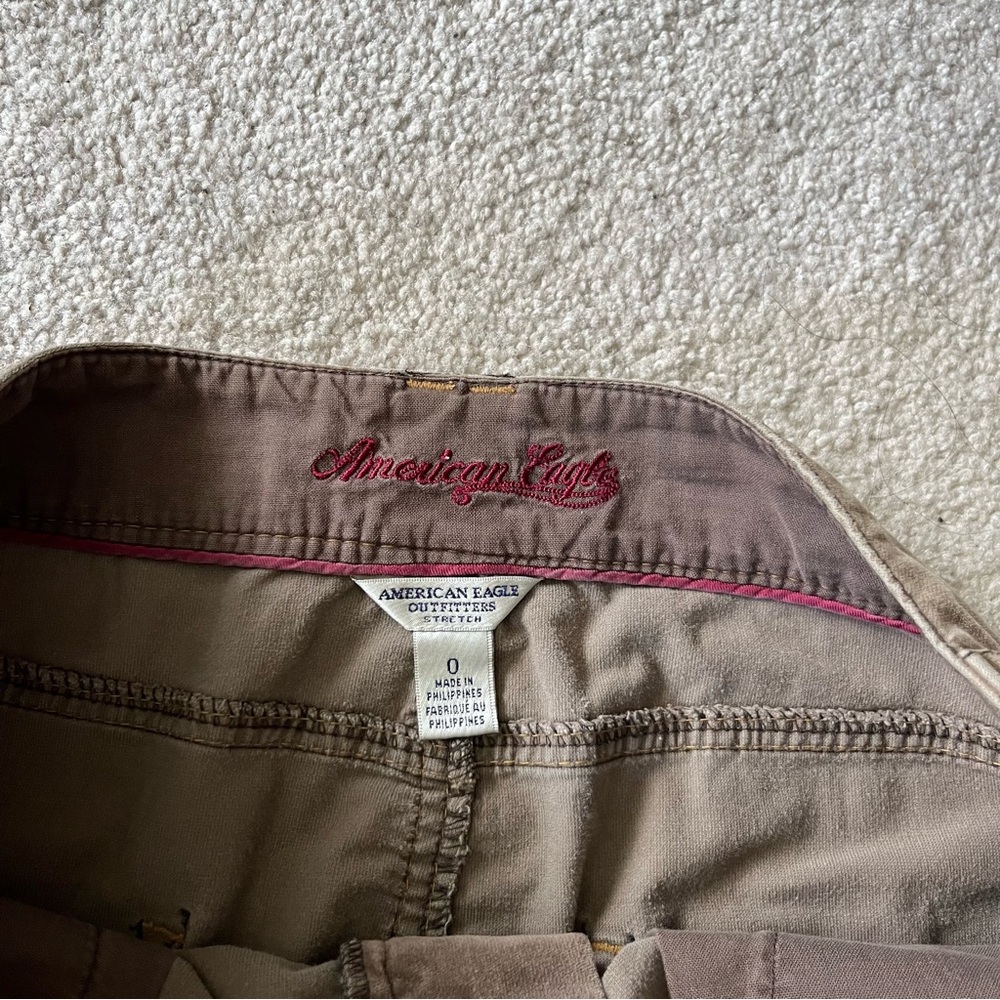 American Eagle Brown Corduroy Mini Skirt‎ - Picture 4 of 4